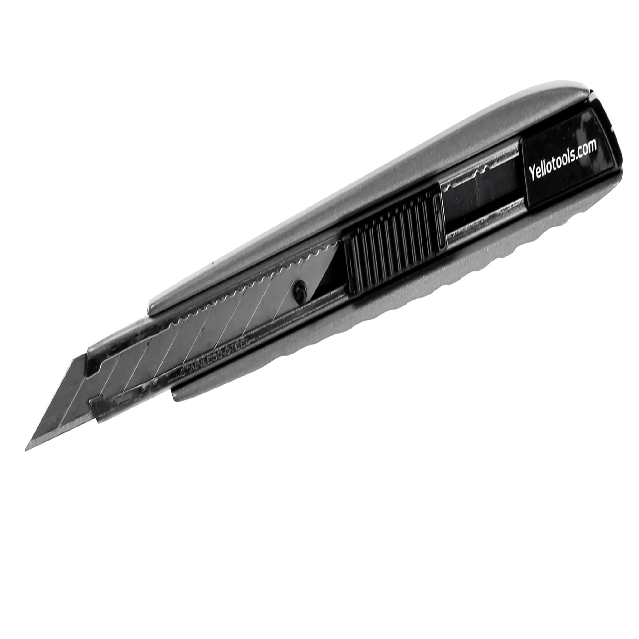 Нож YelloCut MPro выдвижным лезвием, автофиксатор, 9 мм