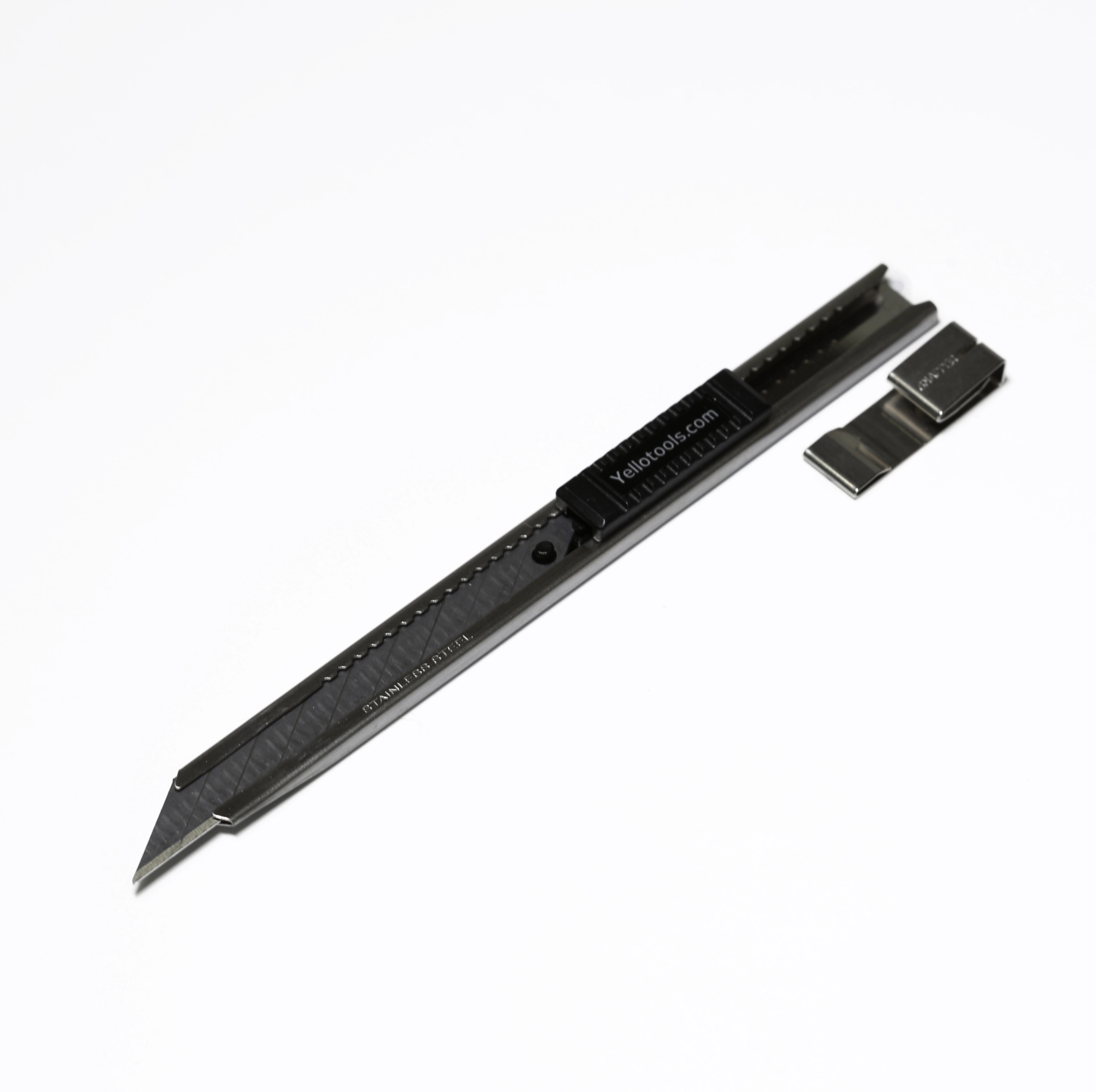 Нож YT Slim с выдвижным лезвием, автофиксатор, 9 мм