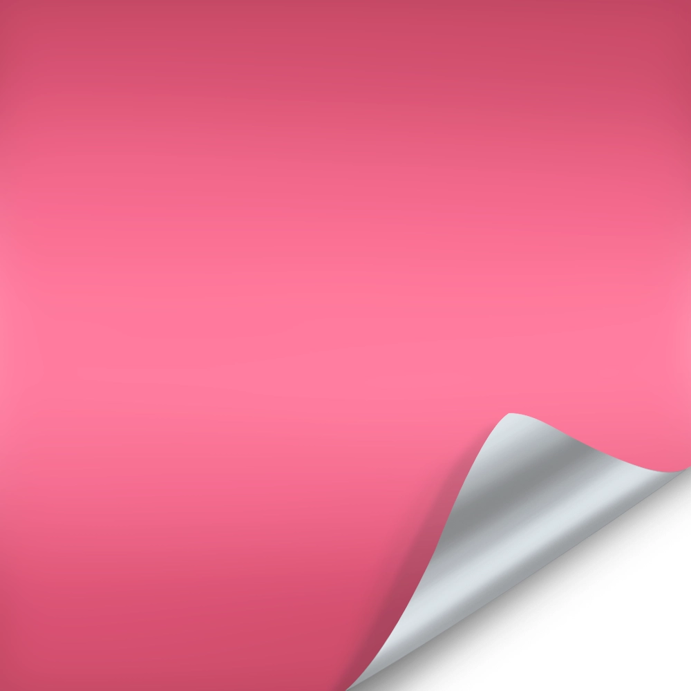 Матовая розовая пленка